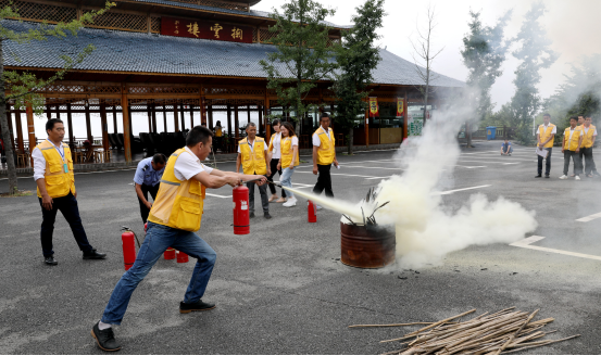黄岩管理处以练备战，筑牢景区消防安全防线