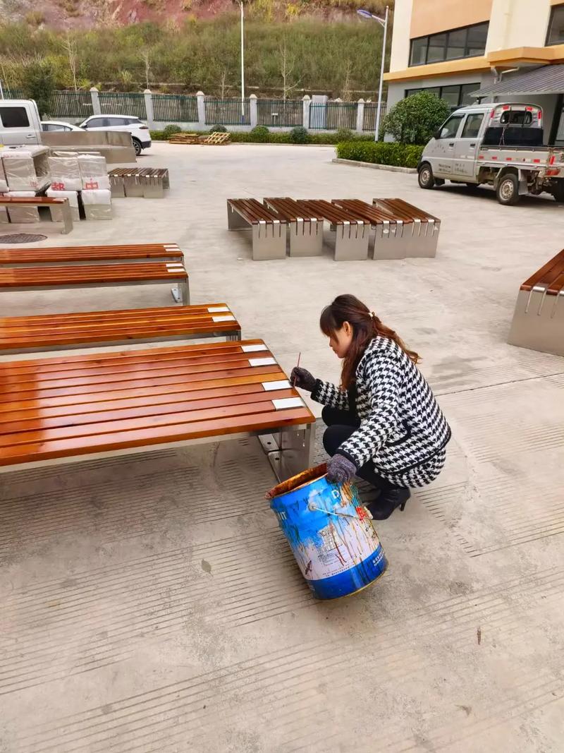 西安户外公园座椅凳子工厂定制景区景点