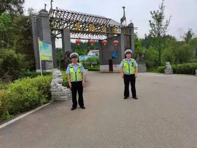 蓬安交警圆满完成"五一"期间交通安全保卫工作